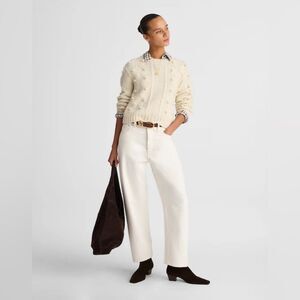 NWT Madewell The Darted Barrel-Leg Jean sz 31